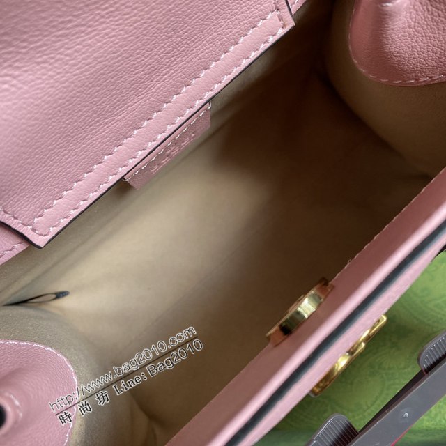 Gucci新款女包 古馳全皮手提肩背竹節包 Gucci迷你托特包 655661  ydg3313